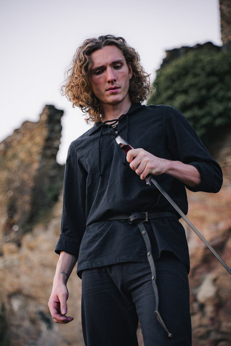 Shirt Tristan, zwart