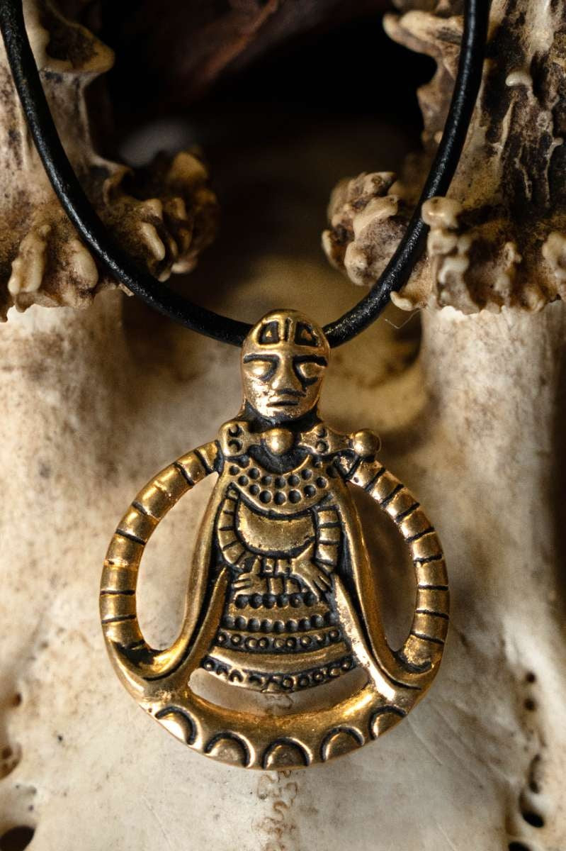 Vikingamulet Freya, brons