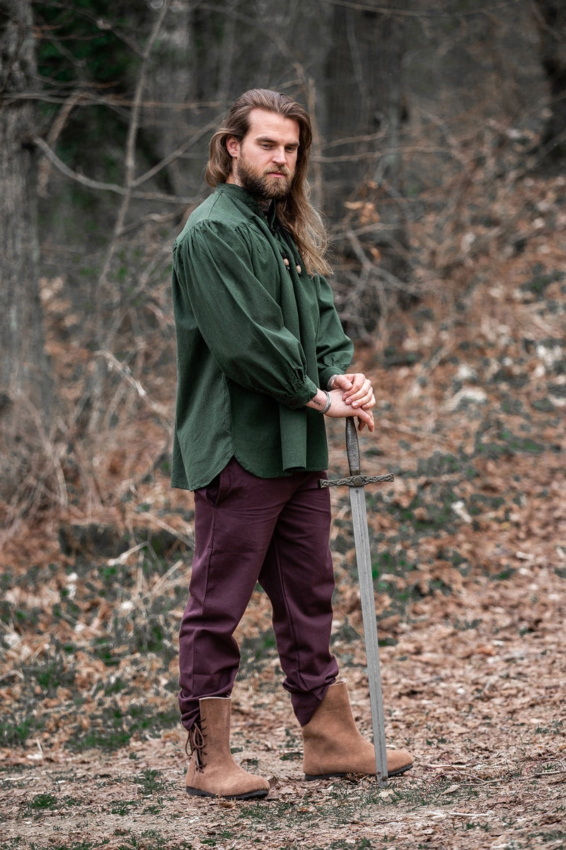 Średniowieczna koszula Georg, zielony