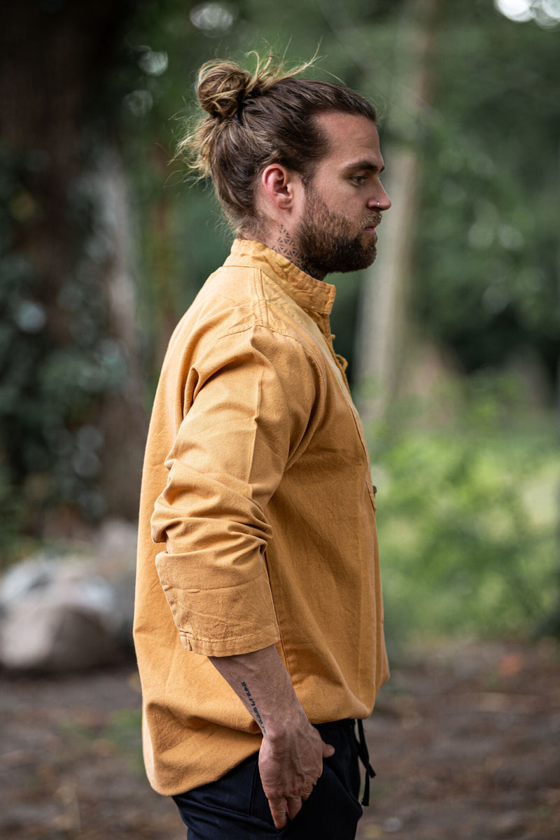 Handgeweven shirt, honing