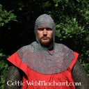Chainmail coif, mild steel, butted, 8 mm
