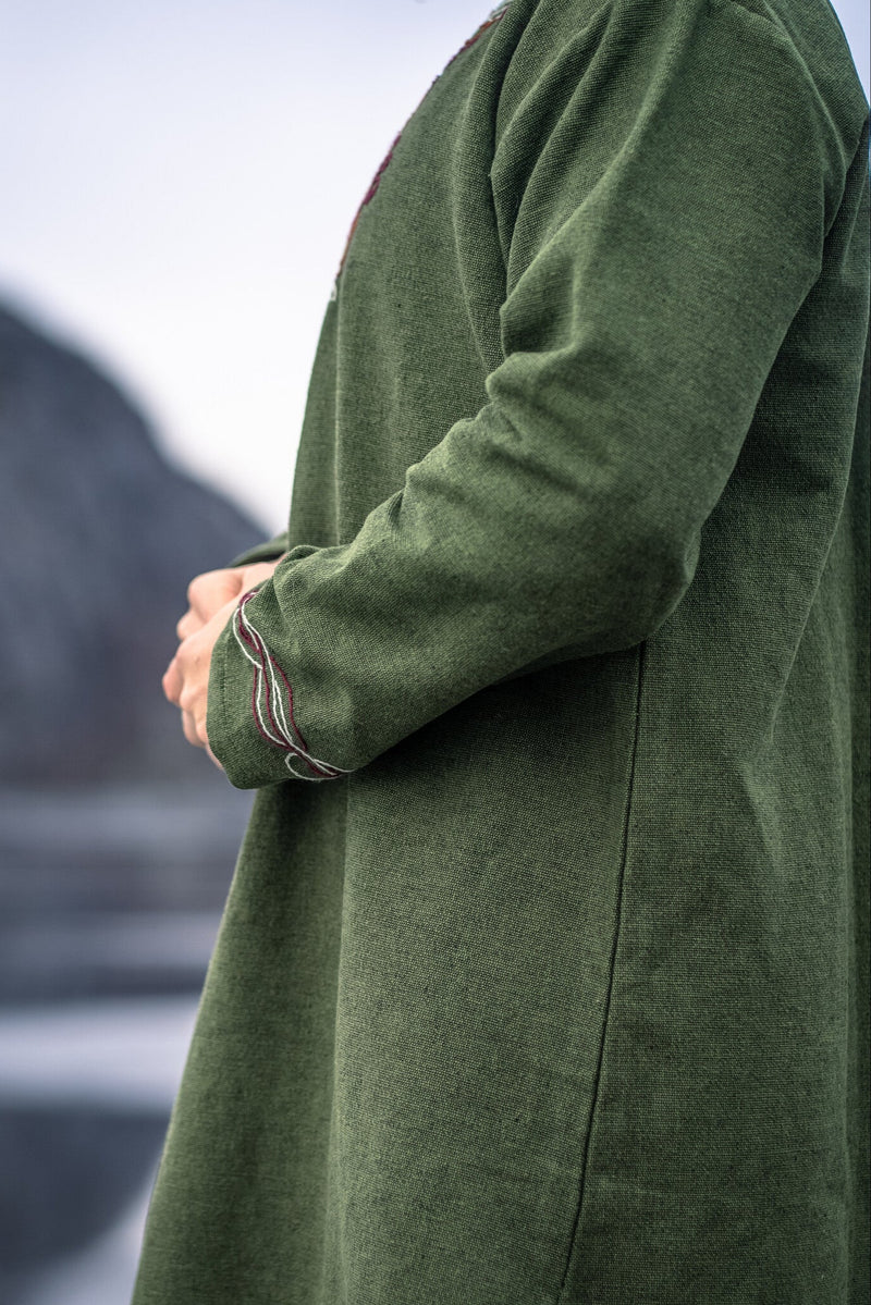 Viking tunika tunika Snorri, grön 