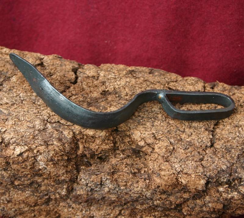 Romeinse ijzeren strigilis