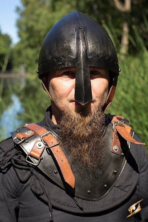 Gorget Warrior, gepatineerd, 1 mm