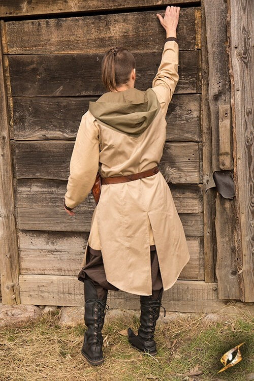 Mouwloze jas Assassins Creed, groen-zandkleur