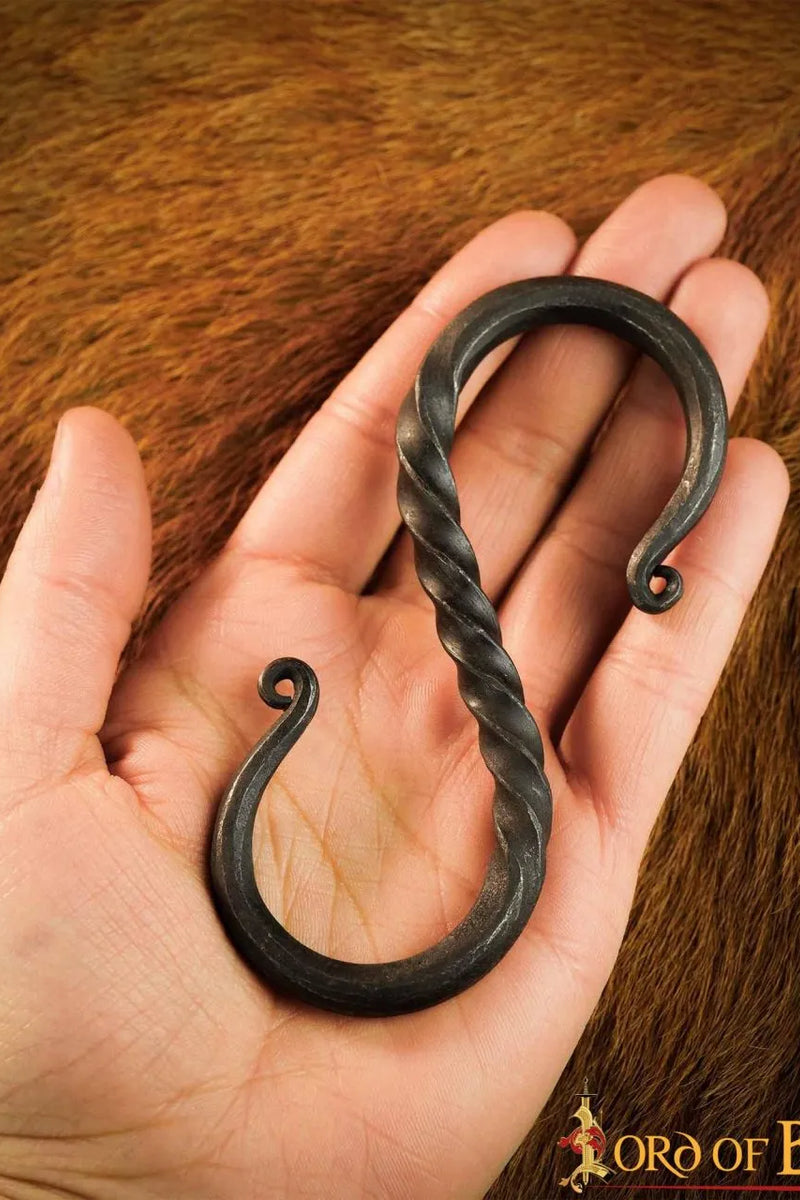 Handgesmede S-haken set van 5 stuks