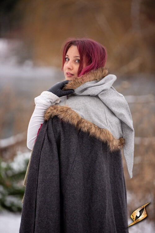 Kaproen Geralt, grijs, wolmix