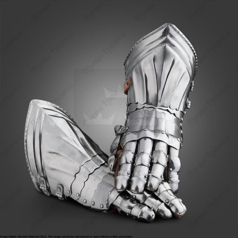 Gotische pantserhandschoenen, 1450-1500, 1.2 mm