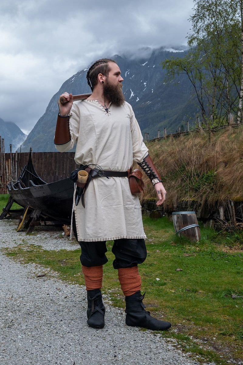 Tuniek met authentieke zoom, crème