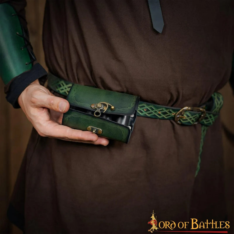 Toverdrank tas met 4 flesjes, bruin