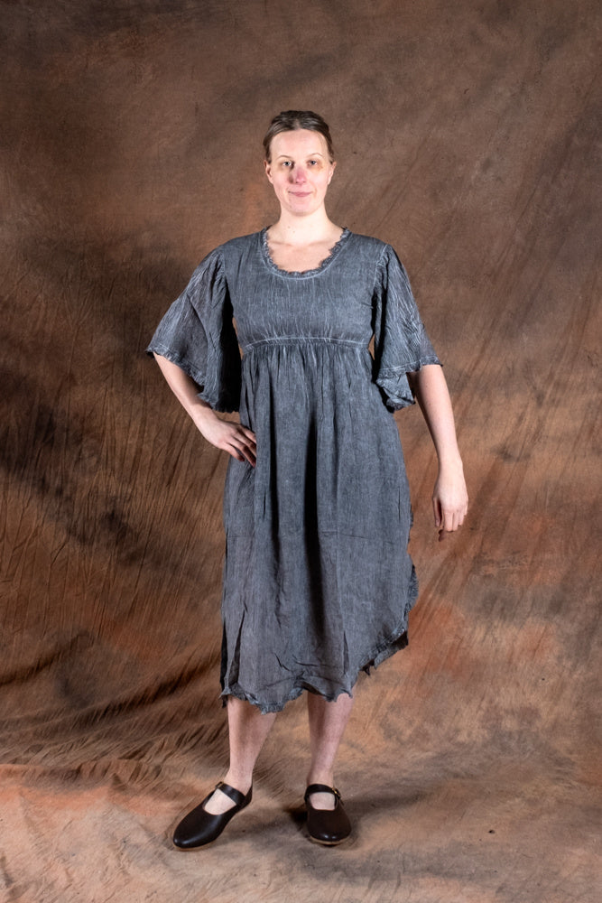 Frieda Sommerkleid, graublau 