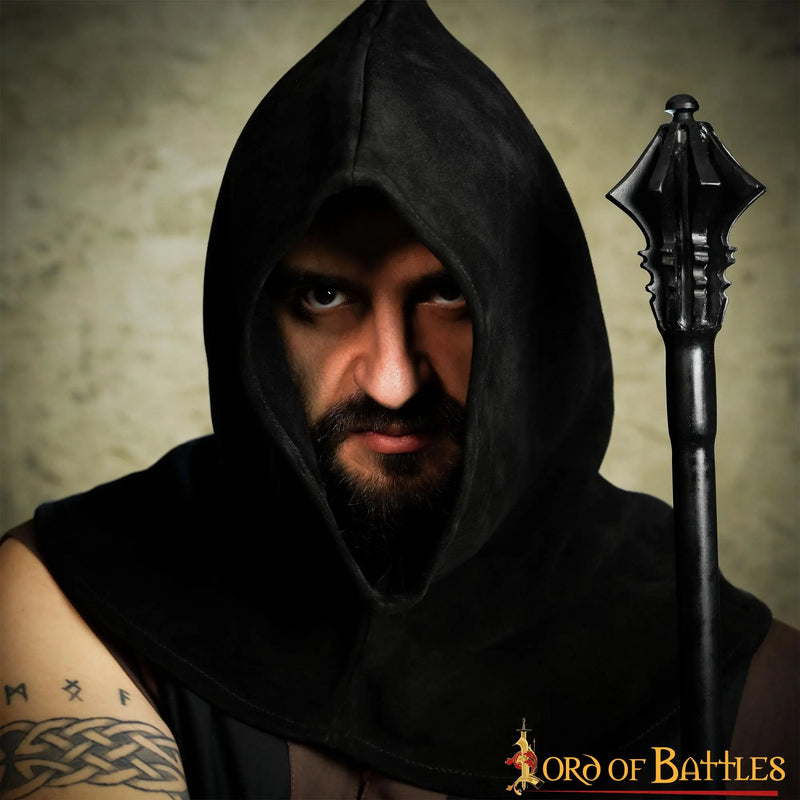 Bödel chaperon, mocka, svart 