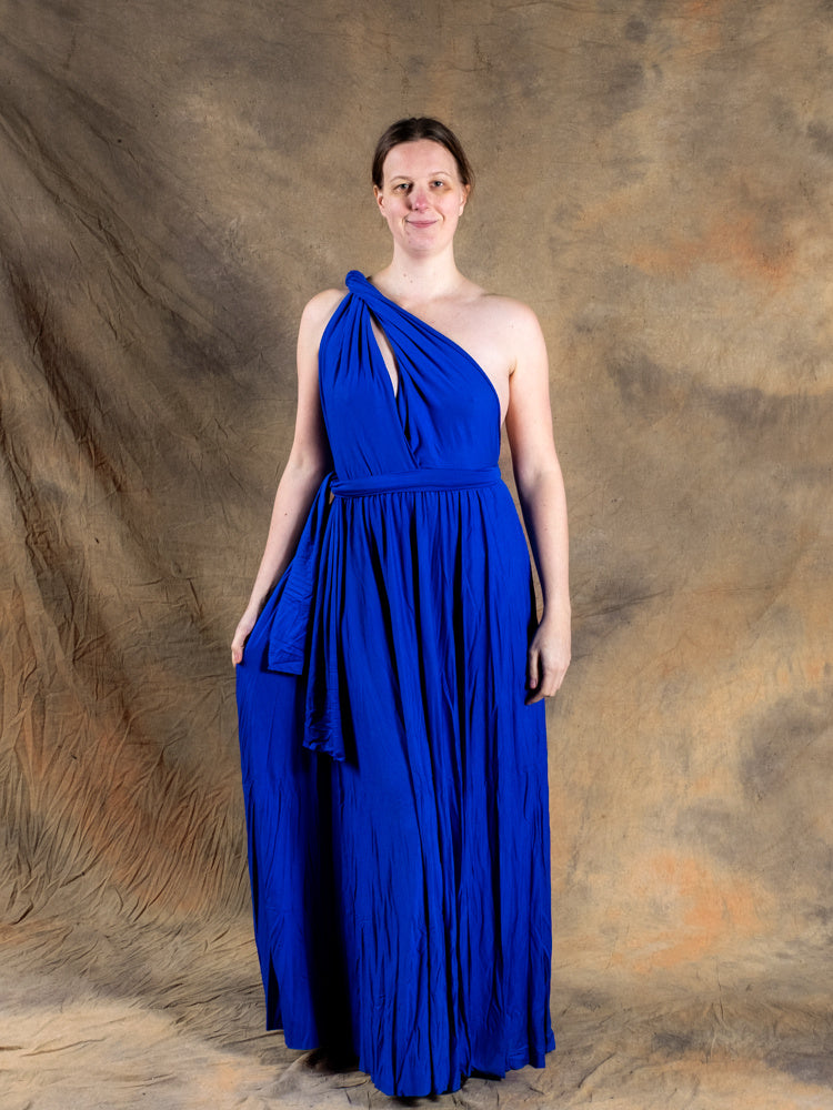 Godinnen Jurk Aphrodite, blauw