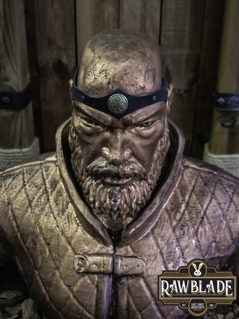 Illunion Pannband - Svart, läder 