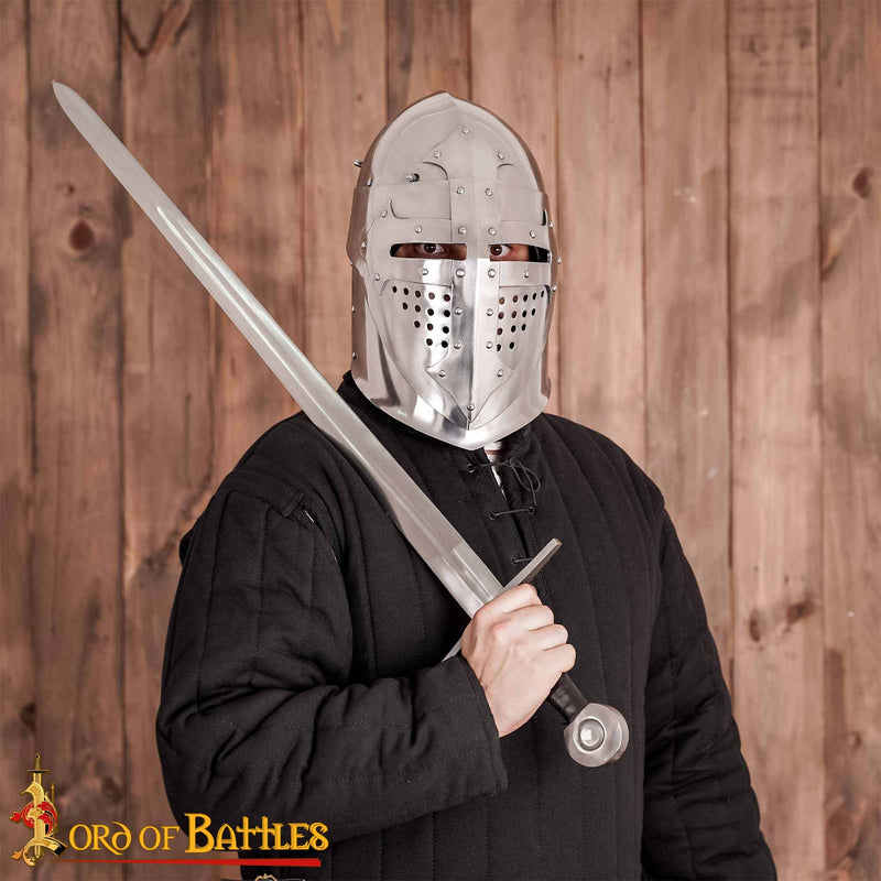 Grote bascinet, 2 mm (battle-ready)