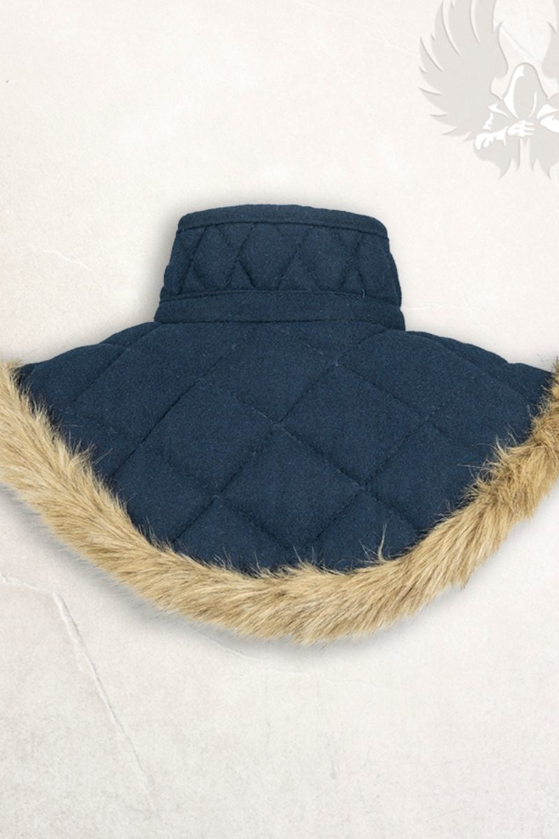 Gambeson collar Nimue wool blue
