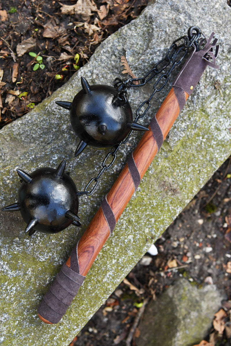 Flail with two balls