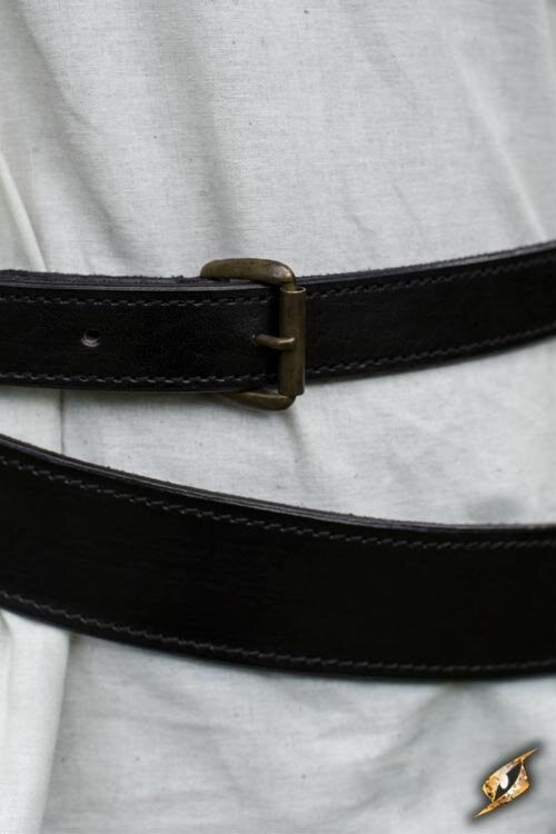 Deux pièces ceinture d’épée, noir 