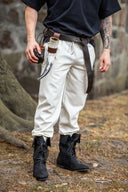 Katoenen broek Alin, crème