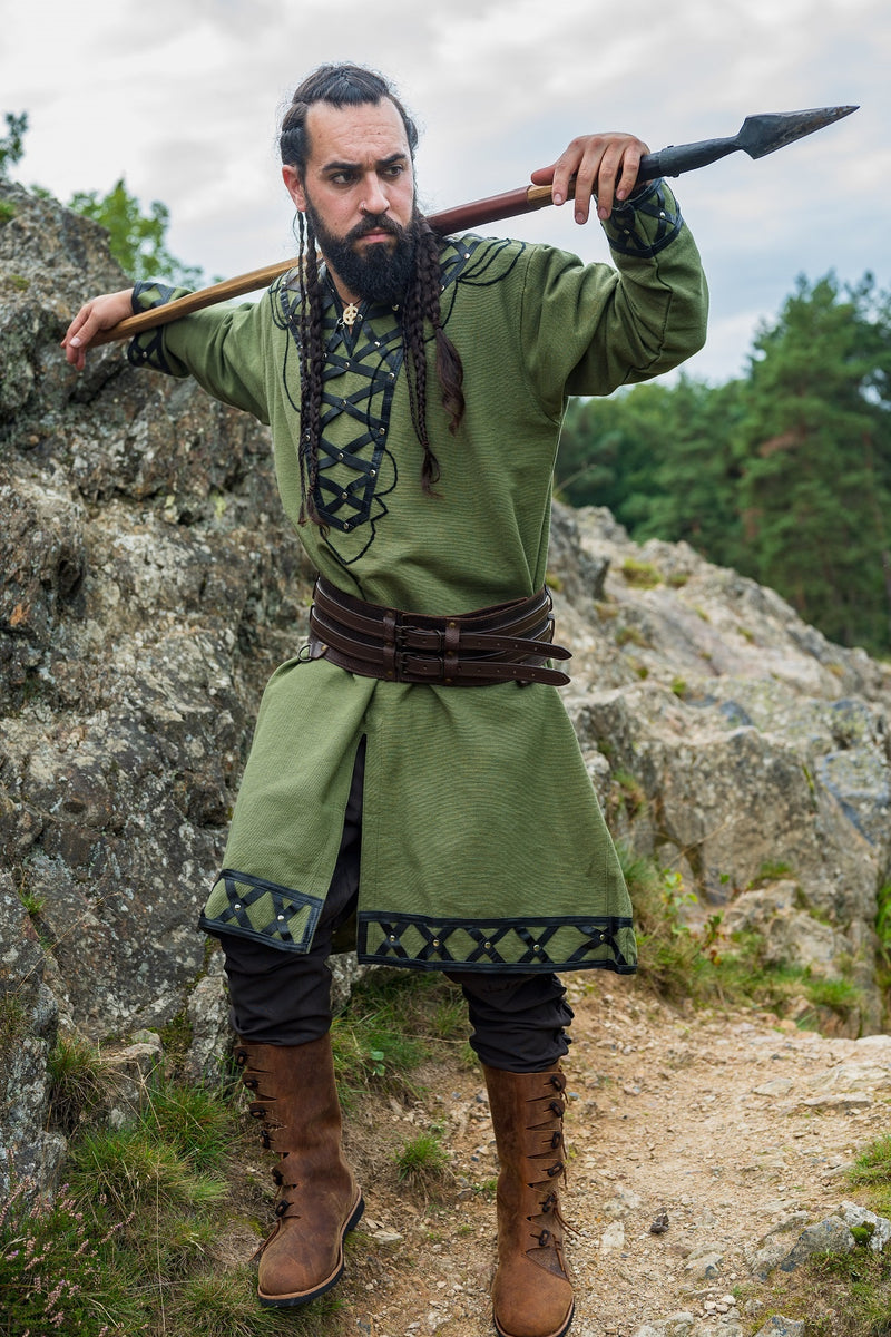 Viking tuniek Farulfr, groen