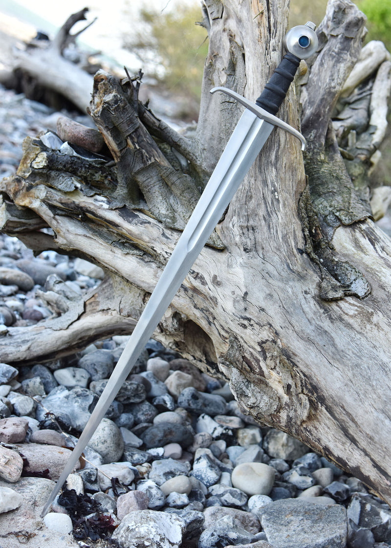 Castillon zwaard met schede, 15e eeuw, semi-scherp