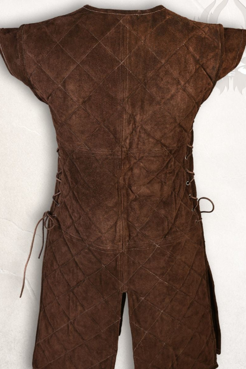 Suede leather gambeson Brandon brown