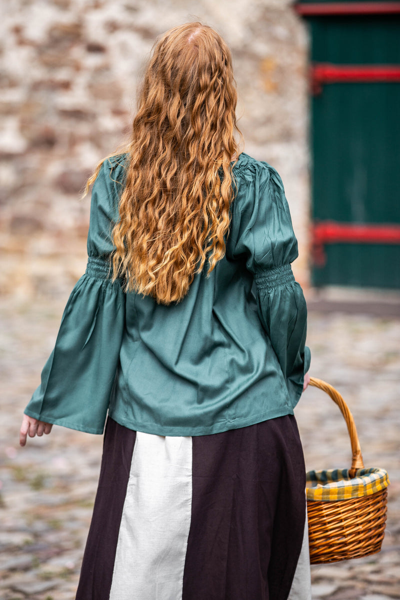 Chemisier Renaissance, vert 