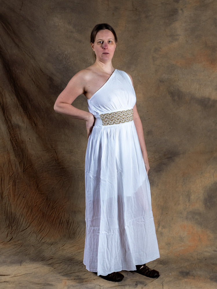 Goddess Dress Gaia, white