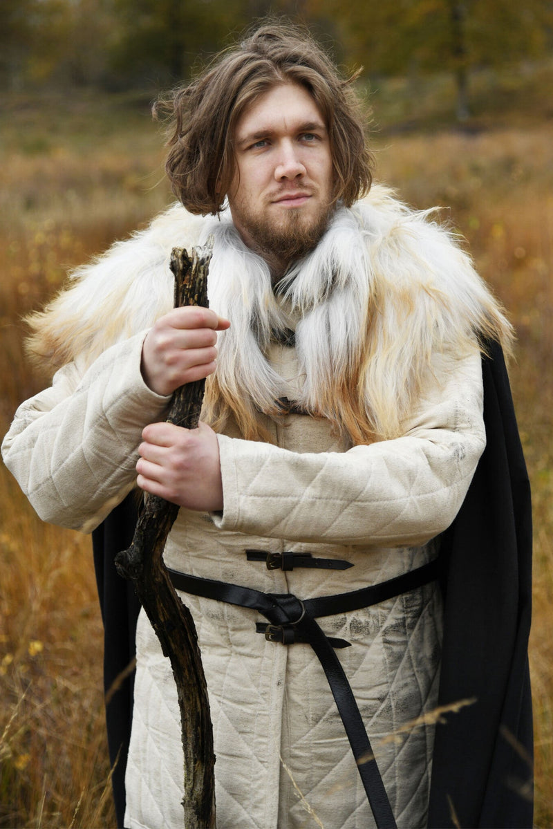 Fårskinn för axlar Bjorn, svart 