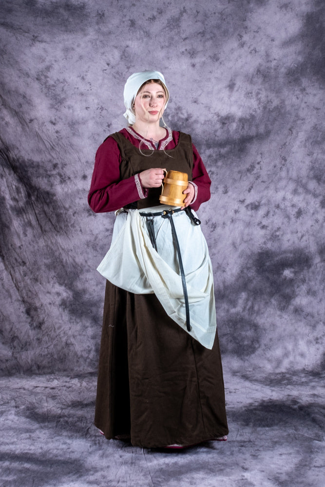 Schort Alianor, naturel