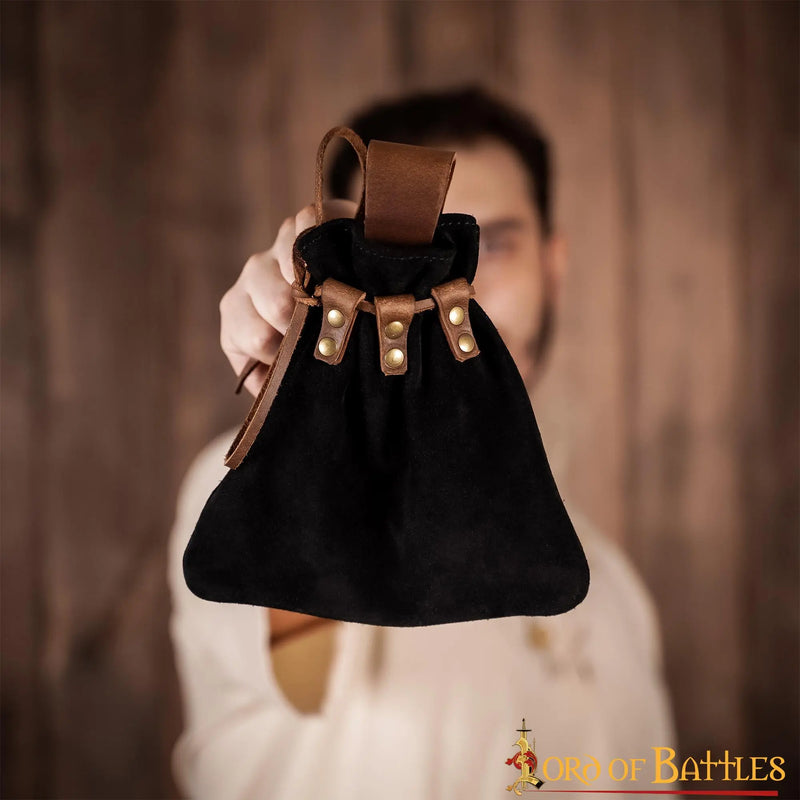 Middeleeuwse buidel Amelyn, zwart