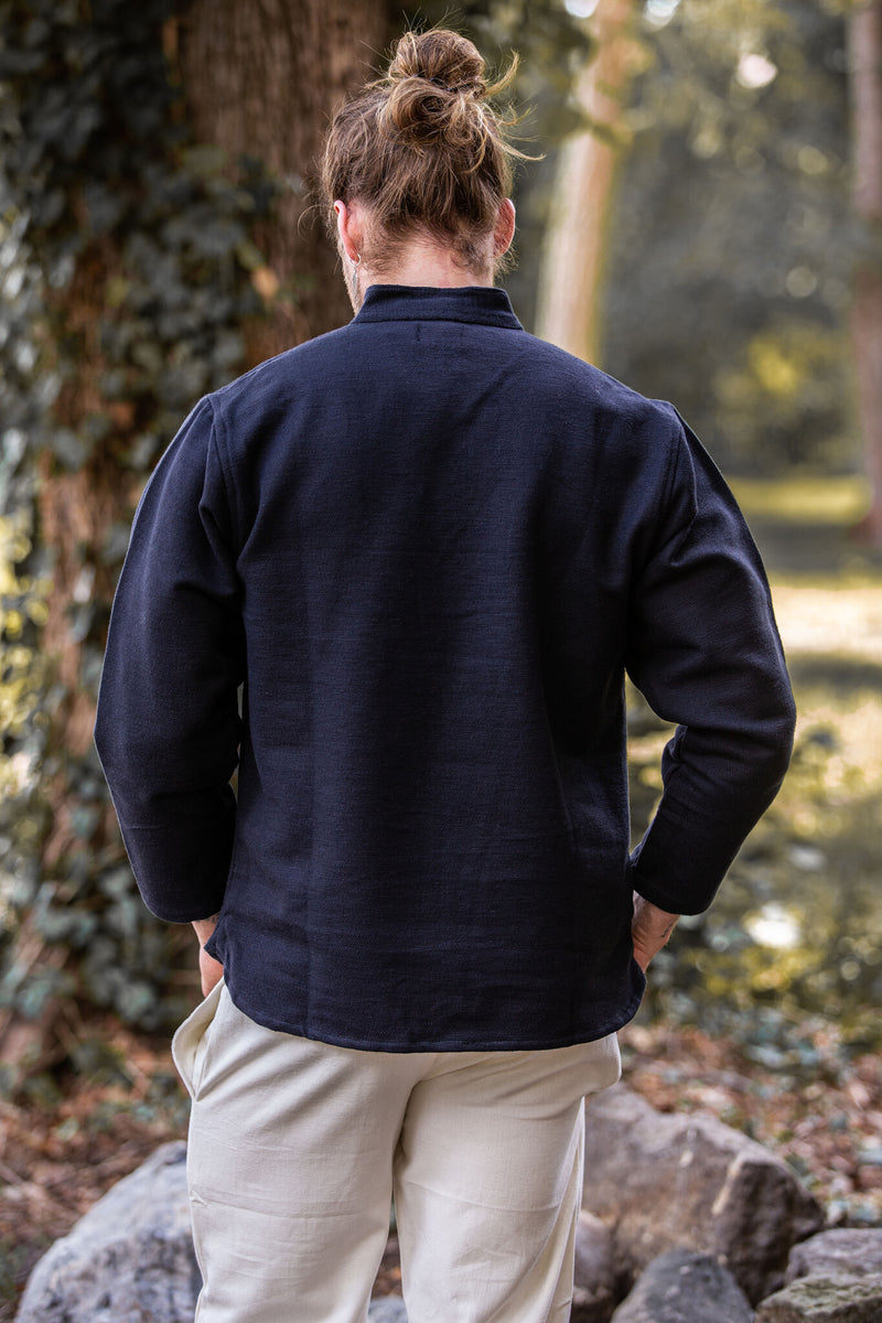 Chemise en coton épais, noir 