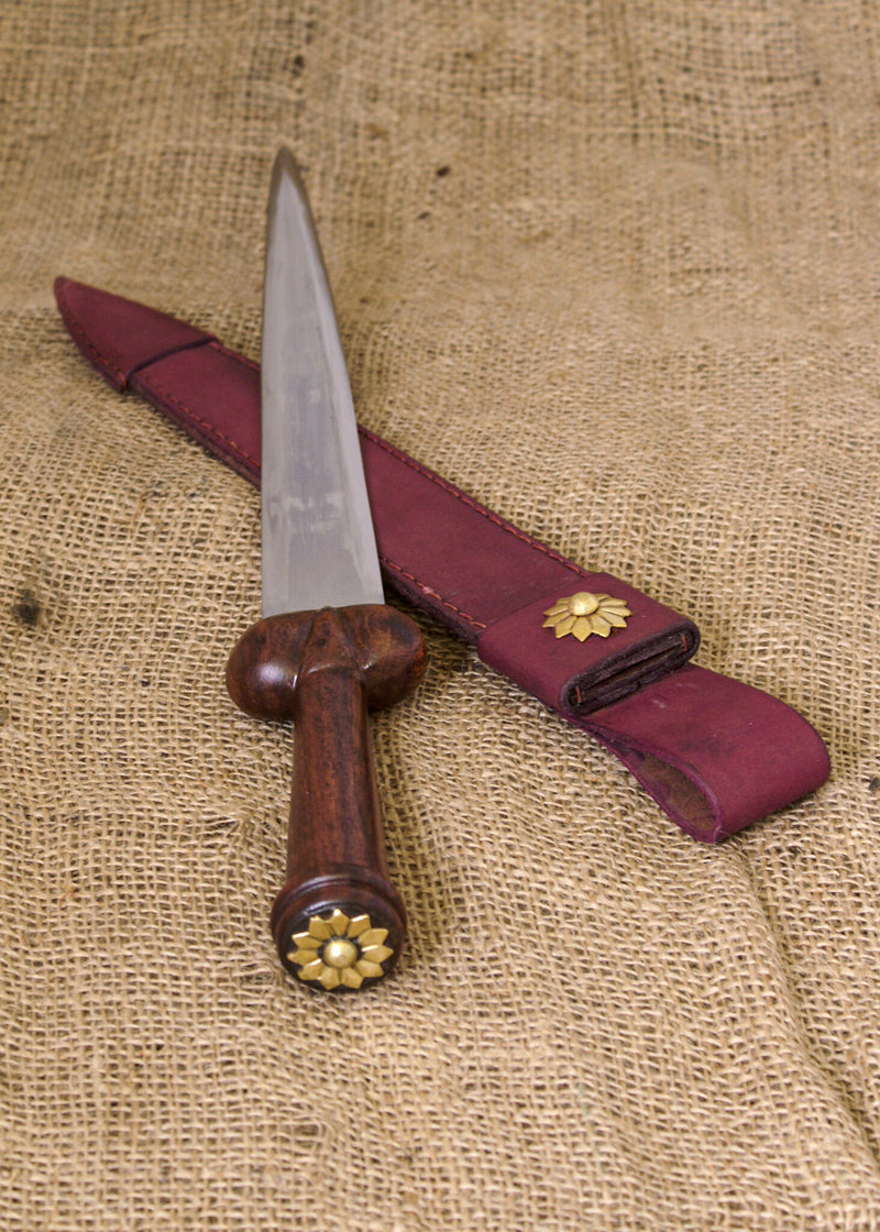 Klotendolk met schede, semi-scherp