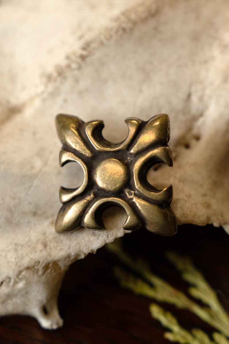 Middeleeuwse lelie (set van 5 stuks), brons