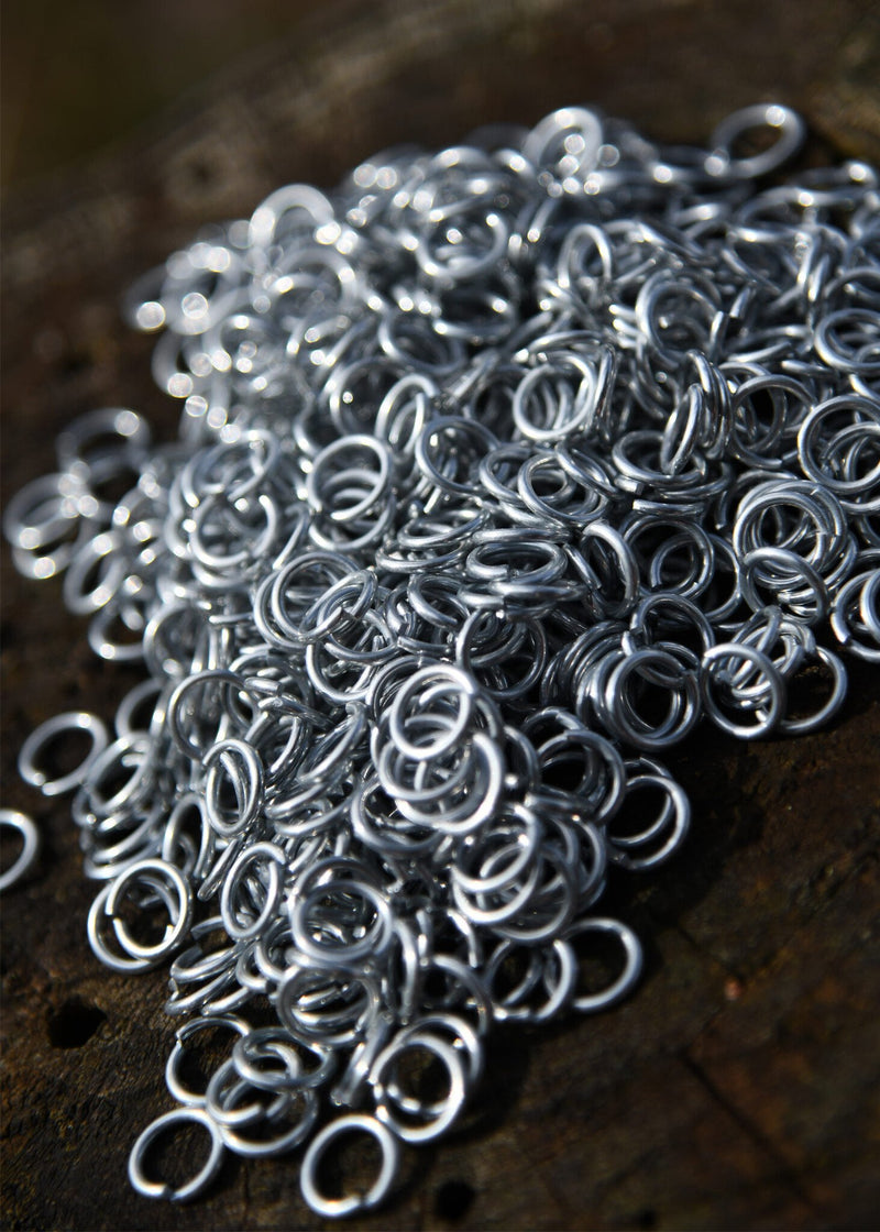 1 kg verzinkte malienringen, ongeklonken 8 mm