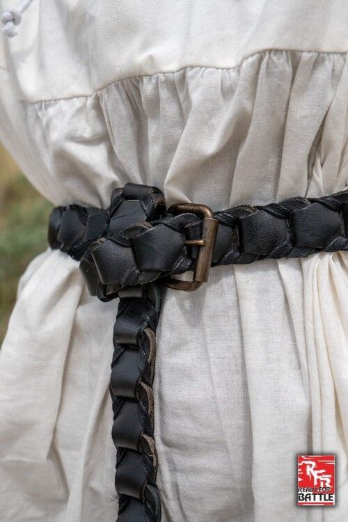 RFB geweven riem, zwart, 115 cm