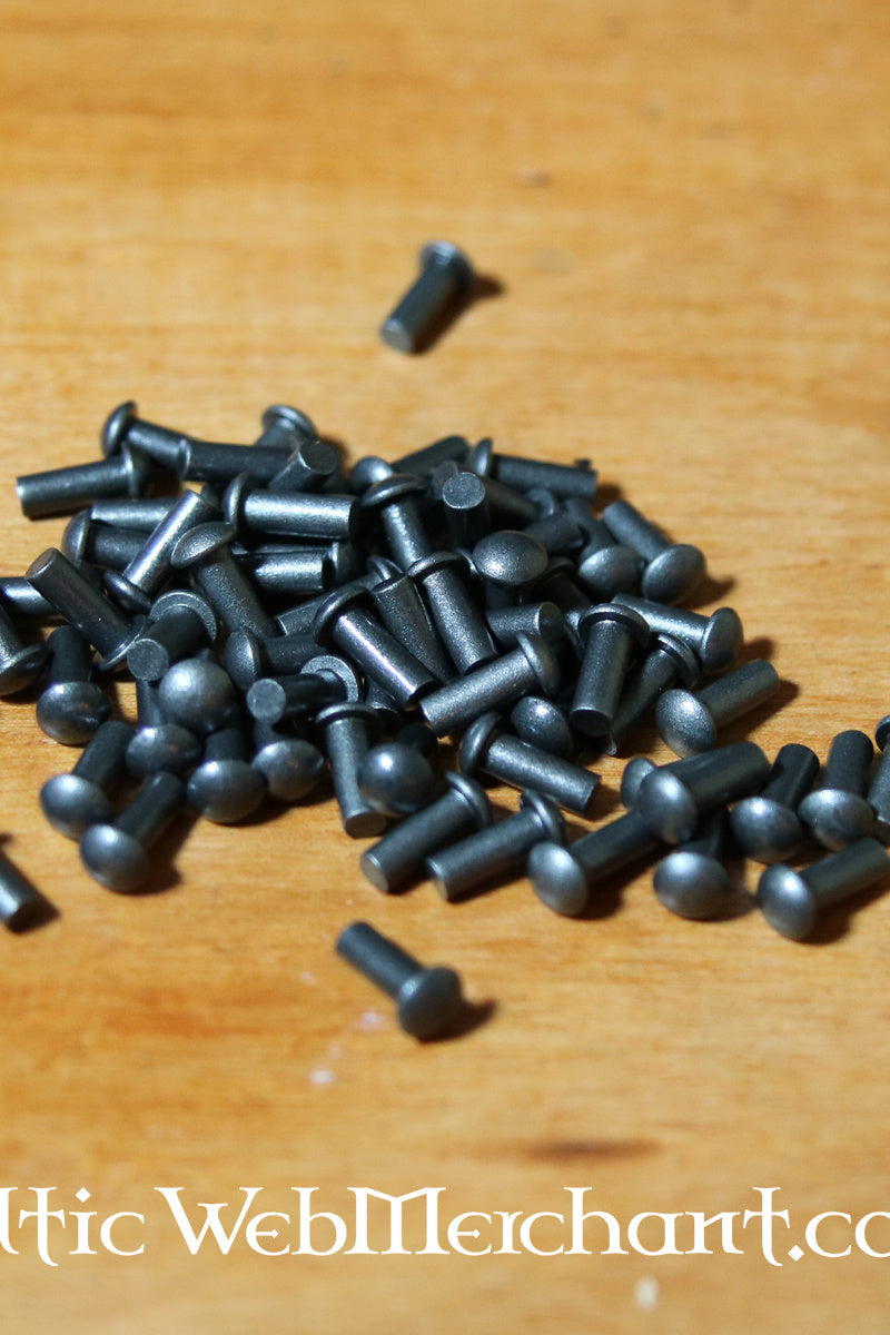 50 stalen klinknagels 4 mm, lang