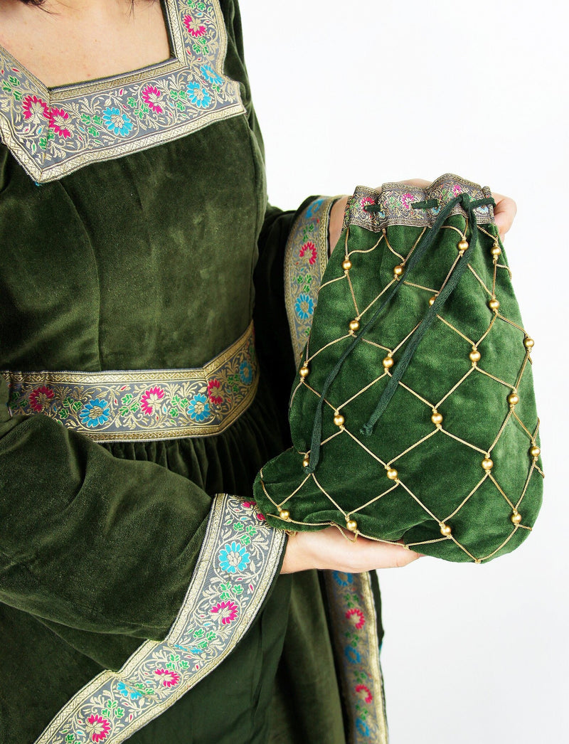 Adlig pung, grön 