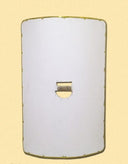 Ongeverfde Romeinse scutum