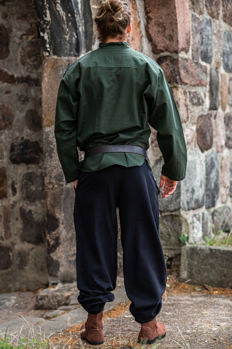 Bukser med knapper, sort