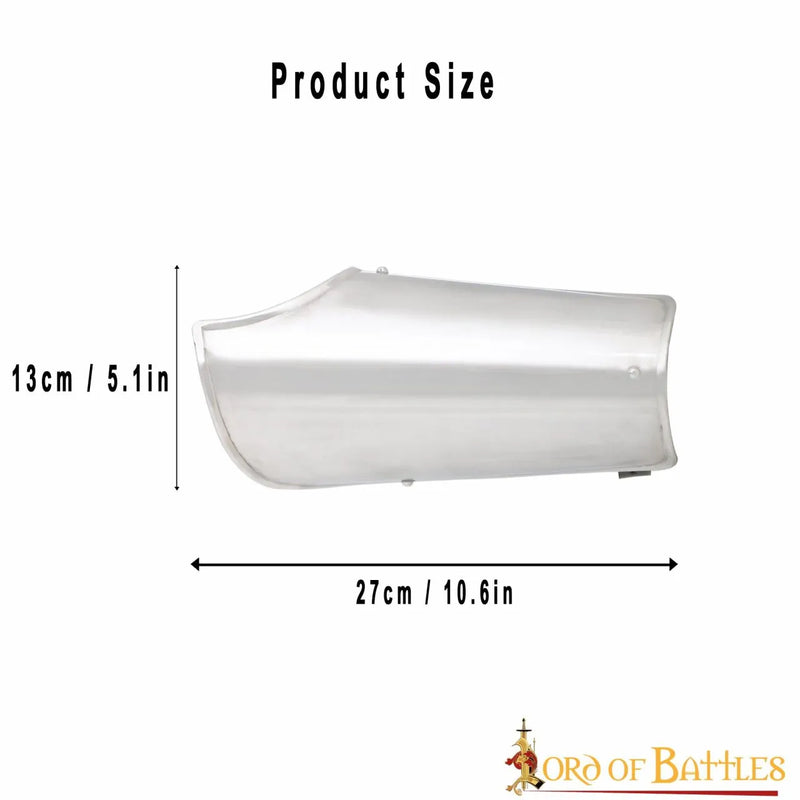 Bracciali italiani del XV secolo, vambrace, 1,2 mm 