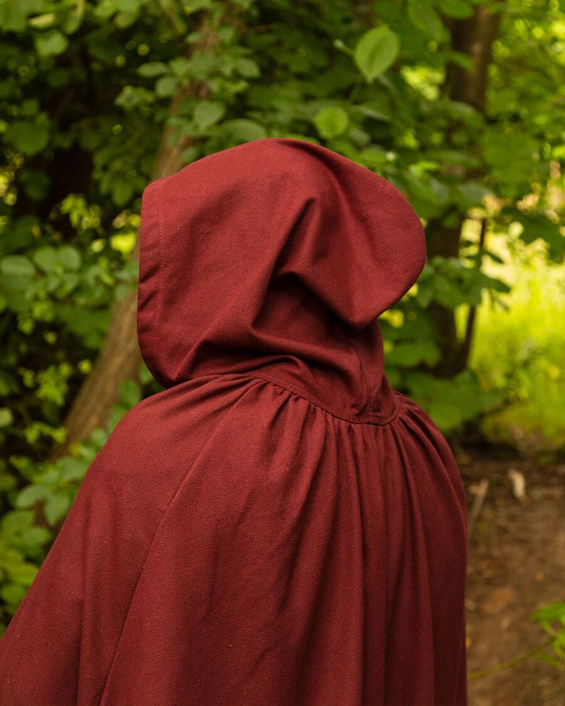 Mantel Harun, bordeauxrood