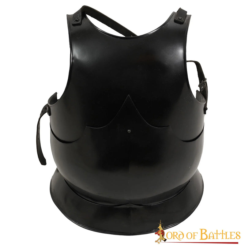 15e eeuwse borstkuras, zwart, 1.6 mm