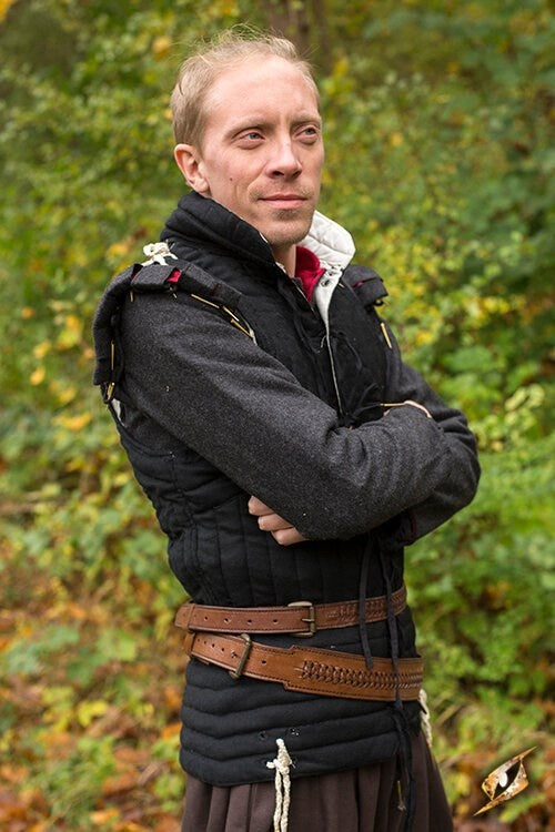 Gevlochten zwaardriem, bruin