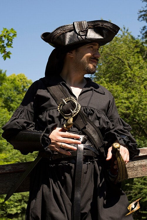 Tricorn Blackbeard, nero 