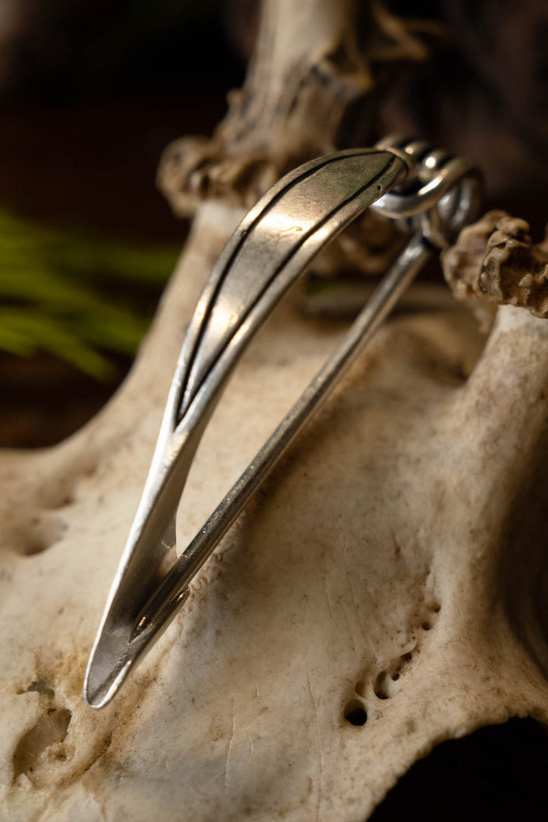 Keltische boogfibula 3e-1e eeuw v.Chr., verzilverd brons