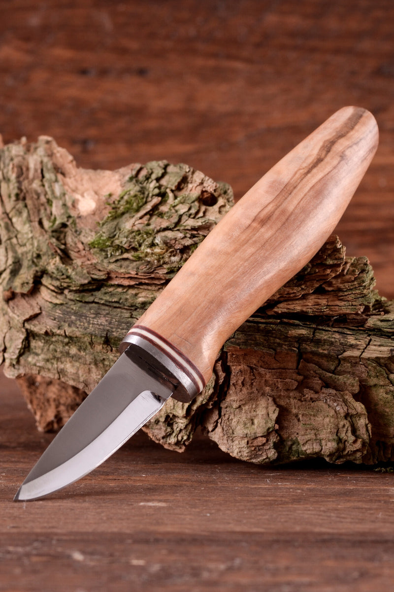 Scandinavisch houtbewerkingsmes roestvrij staal