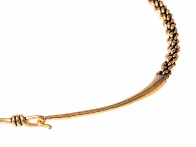 Viking torque Huscarl, brons