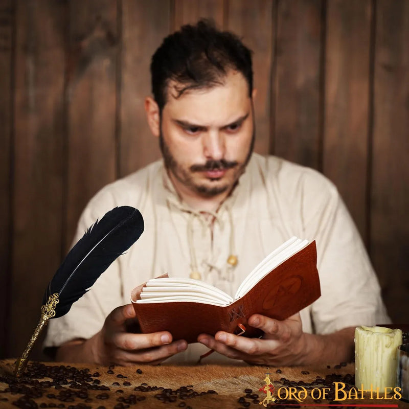 Libro di pelle Pentagramma 