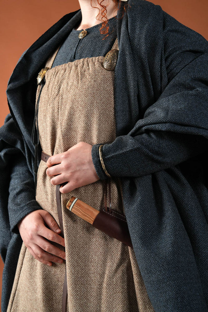 Viking hangeroc Freja, wol, diamant twill, zandkleur-naturel